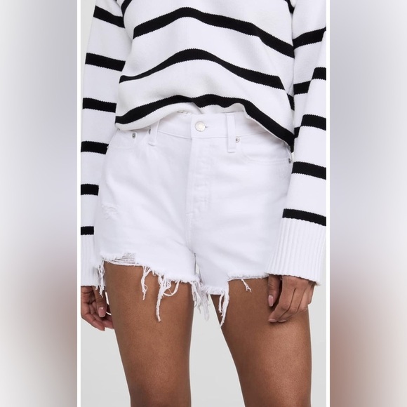 Pistola Denim Women’s Gigi Low rise cut off shorts, Pearl Distressed, si… - Picture 4 of 10